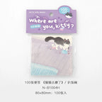100sheets Cute Cat Memo Notes Creative Collage DIY Scrapbooking Aesthetic Material Paper School Office Supplies