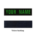 10x2.5cm Embroidery Custom Name Patch Stripes Badge Iron On Or Sew On Or  Patches Clothes