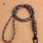 Emergency Survival Backpack High Strength Paracord Keychain Parachute Cord Lanyard Rotatable Buckle Key Ring