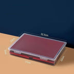 1Pc Transparent Storage Container Plastic Dustproof Box Stationery Jewelry Portable Large Capacity A4 A5 File Organizer Supplies