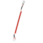 1.2m/2m/3m Max Stretch Plastic Spring Elastic Rope Fishing Lanyards With Carabiner Boating Ropes Anti-lost Phone Keychain Lock