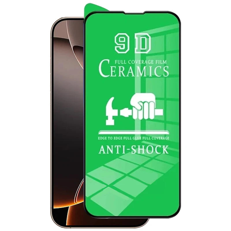 4PCS Clear Ceramic Film For iPhone 17 16 15 14 11 13 12 Pro Max Air 16e 15 14 16 Plus 13 12 Mini XS Max XR X 8 Screen Protector