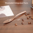3-piece natural walnut wood coffee stirrer set, reusable, kitchen beverage stirring spoon, butter spreader, coffee equipment set