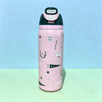Portable Fruit Car Cup Thermoses Summer Soccer Stainless Steel Insulated Cup 32OZ Large-capacity Football Water Bottles