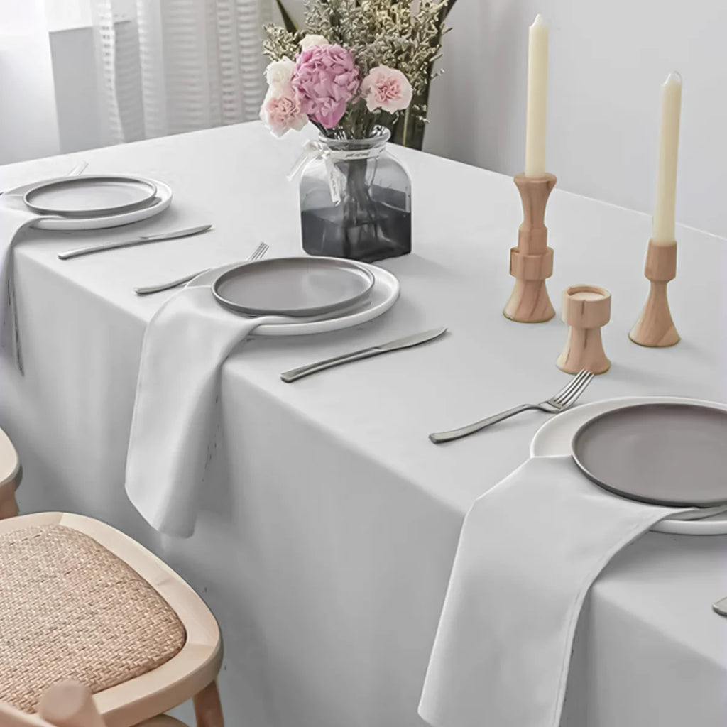 Set Of 6/12/24 40x40cm Table Cloth Napkins Durable Polyester Thicken Placemat Reusable for Kitchen Dining  Wedding Decoration