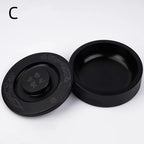 Natural Raw Stone Inkstone Chinese Brush Writing Painting Circular Inkstone Vintage She Inkstone Cartridge Calligraphy Supplies