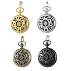 Multifunctional Pocket Watch Flip Open Survival Compass for Men Retro Hollow Out Pocket Watch Compass with Clasp Chain Dropship