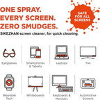 Screen Cleaner Spray Kit Refillable with Microfiber Cloth for iPhone iPad Laptop Glasses Car.Portable Streak-Free Mist 55ml/pc