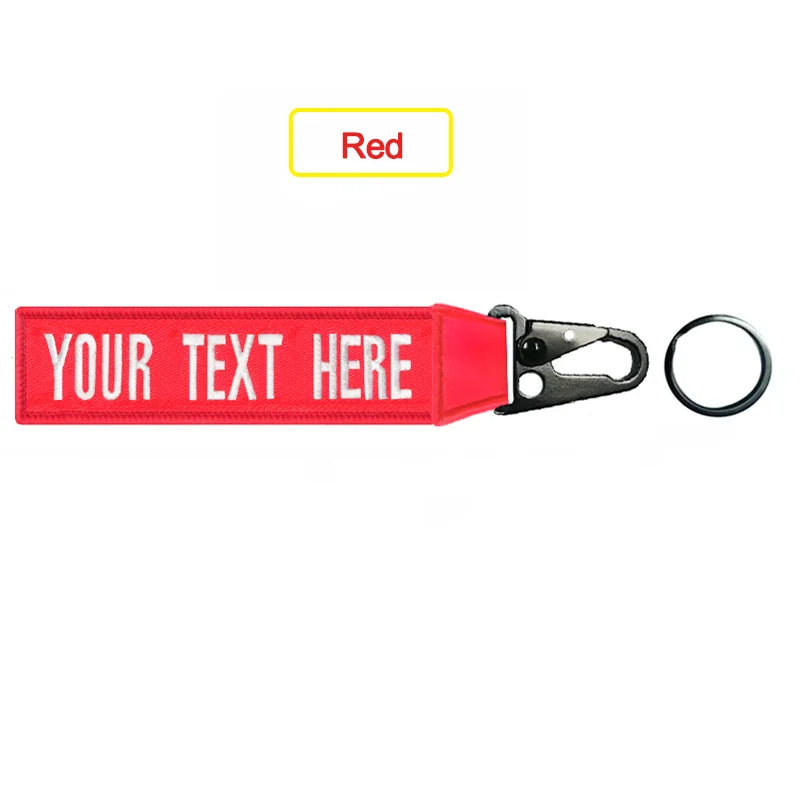 Customized Luggage Tag, Personalized Keychain, Name Patch, Embroidery Accessories for Suitcase and Bag, Luxury Eagle Beak Buckle