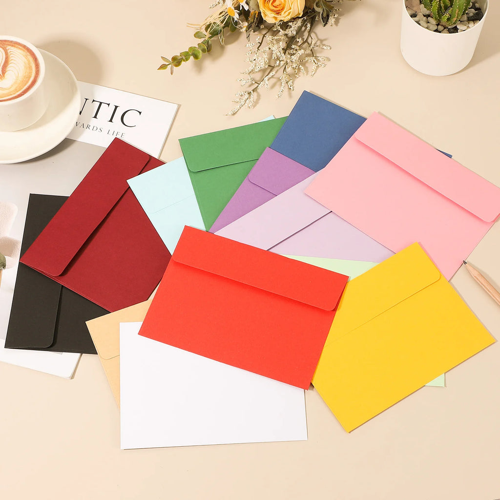24Pcs A2 Envelopes Self Seal 110gsm Paper Invitation Envelopes for Postcard Wedding Greeting Cards Photos Announcement Mailing