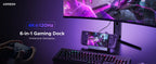 UGREEN 4K120Hz USB C HUB Steam Deck Docking Station 6-in-1 Type-C to HDMI 5Gbps USB-A/C PD100W 1000Mbps RJ45 for ROG Ally Legion