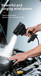 Car Violent Air Blower Powerful Handheld Turbo Jet Fan High Speed 50mm Brushless Motor Thrust Car Wash Air Gun Dryer Tools