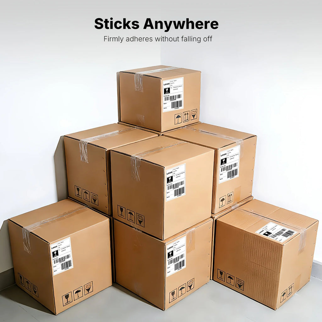 Strong Adhesive Easy Tear 4x6 Direct Thermal Shipping Labels 350/500 Pcs Fit All Thermal Printers Online Seller Logistics