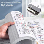 Multifunctional PP Storage Booklet Loose Leaf A4/A5/B5 Binder Family ID Storage Bag Dustproof Photo Album School