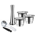 Coffee capsule reusable pods for Nespresso stainless steel coffee filter Espresso Crema pod manufacturer's new upgrade