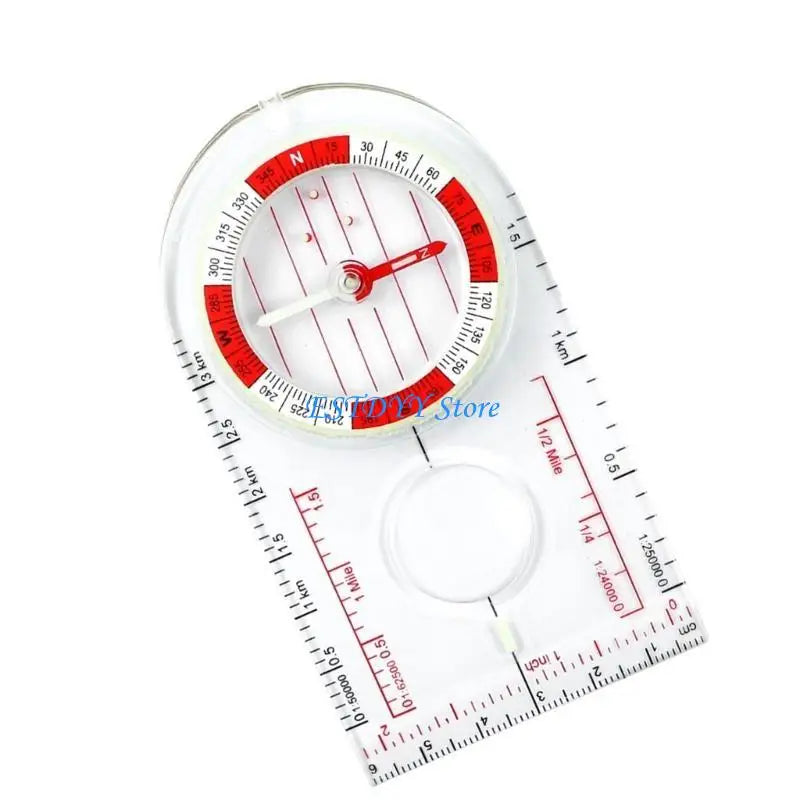 G6DE Multifunctional Thumb Compasses Navigation Compasses Map Ruler Compasses Exploring Map Reading Orienteering Compasses