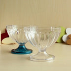 Durable Clear Ice Cream Dessert Cups 250ML Transparent Red Wine Goblet Small Plastic Yogurt Pudding Cup Party Supplies