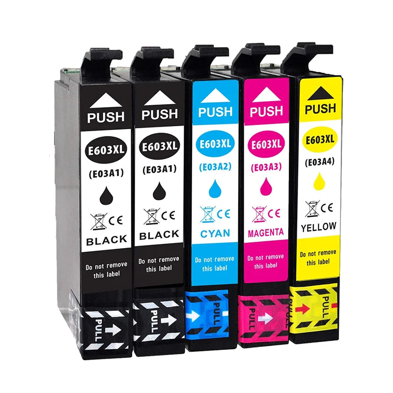 603XL Compatible Ink Cartridges T 603 XL For Epson XP-2100 XP-2105 XP-3100 XP-3105 XP-4100 XP-4105 WF-2810 WF-2830 Printer
