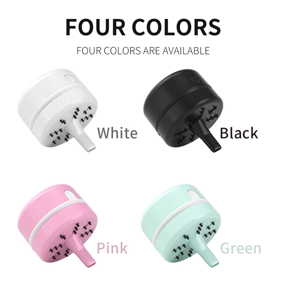 Cordless Mini Desk Vacuum Cleaner Portable Keyboard Cleaner Desktop Dust Sweeper for Home Office Table Crumbs