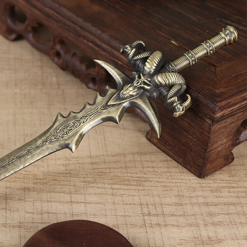 1PCS Goat Sword Zinc Alloy Letter Opener Mini Portalble Utility Knife Cutter Envelope Opener Mail Knife School Office Supplies