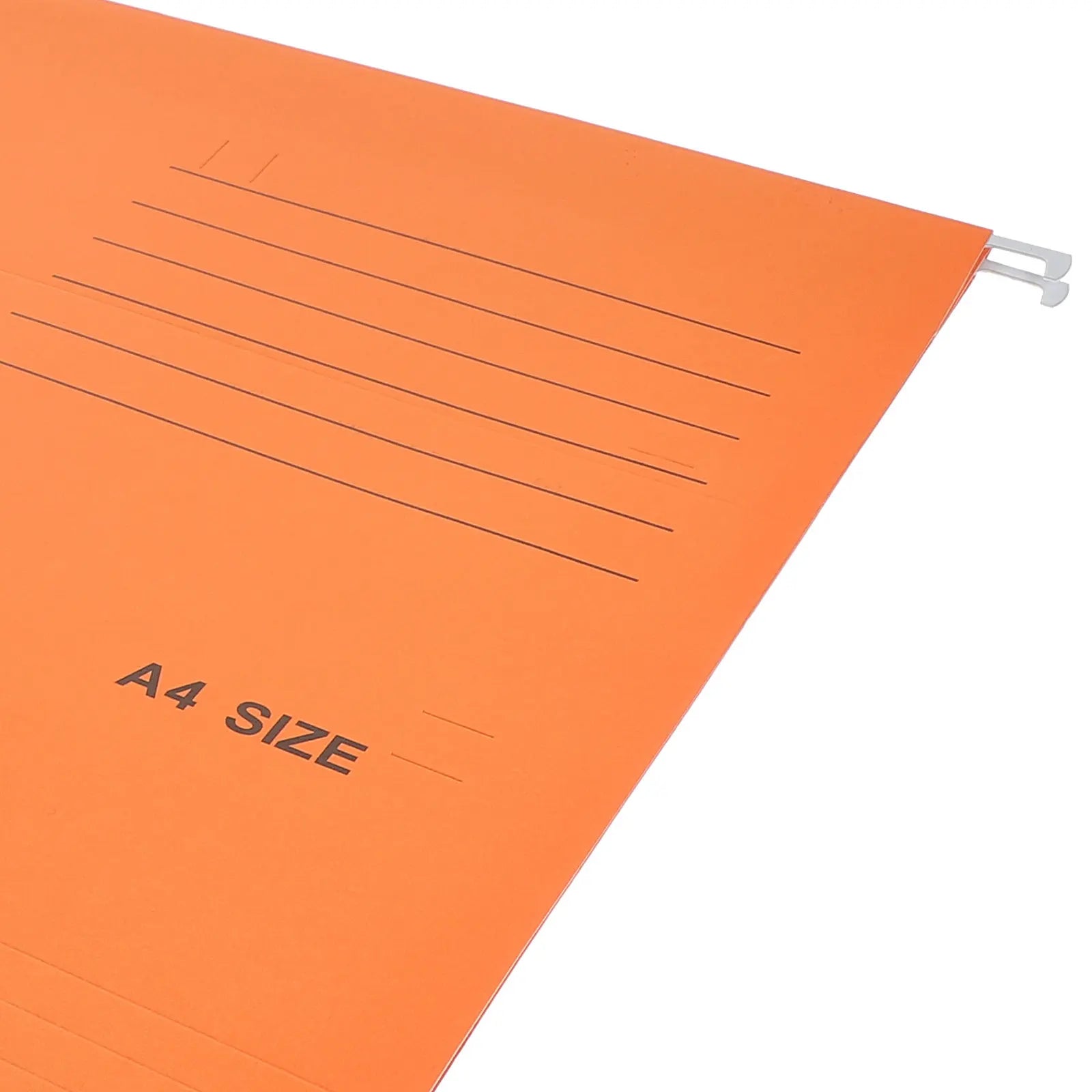 8Pcs A4 Hanging File Folders Thick Kraft Paper Suspension Holders Fits Standard Filing Cabinets Office Supplies Document