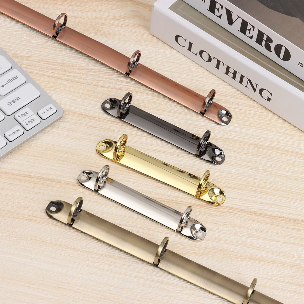 Metal Spiral Binder File Folder A4/B5/A5/A6/A7 Loose-leaf Binding ClipRefillable Notebook Binding Hoop DIY Album Diary Clip Tool