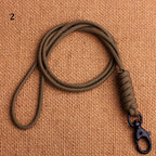 Emergency Survival Backpack High Strength Paracord Keychain Parachute Cord Lanyard Rotatable Buckle Key Ring