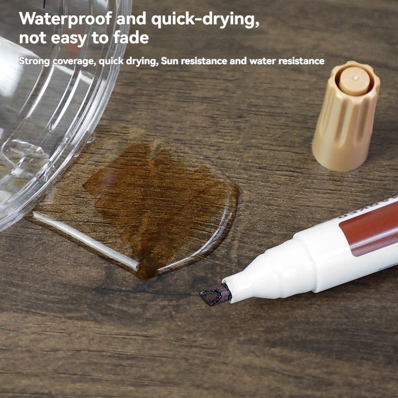 13/21Pcs Furniture Repair Pen Markers Remover Wood Scratches Restore Kit Scratch Filler Paint Wooden Cabinet Floors Tables