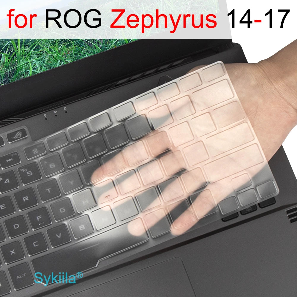 Keyboard Cover for ROG Zephyrus G14 G15 G16 M15 M16 S15 S17 G M S Duo GU605 GA605 GA503 GA403 Silicone Protector Skin Case