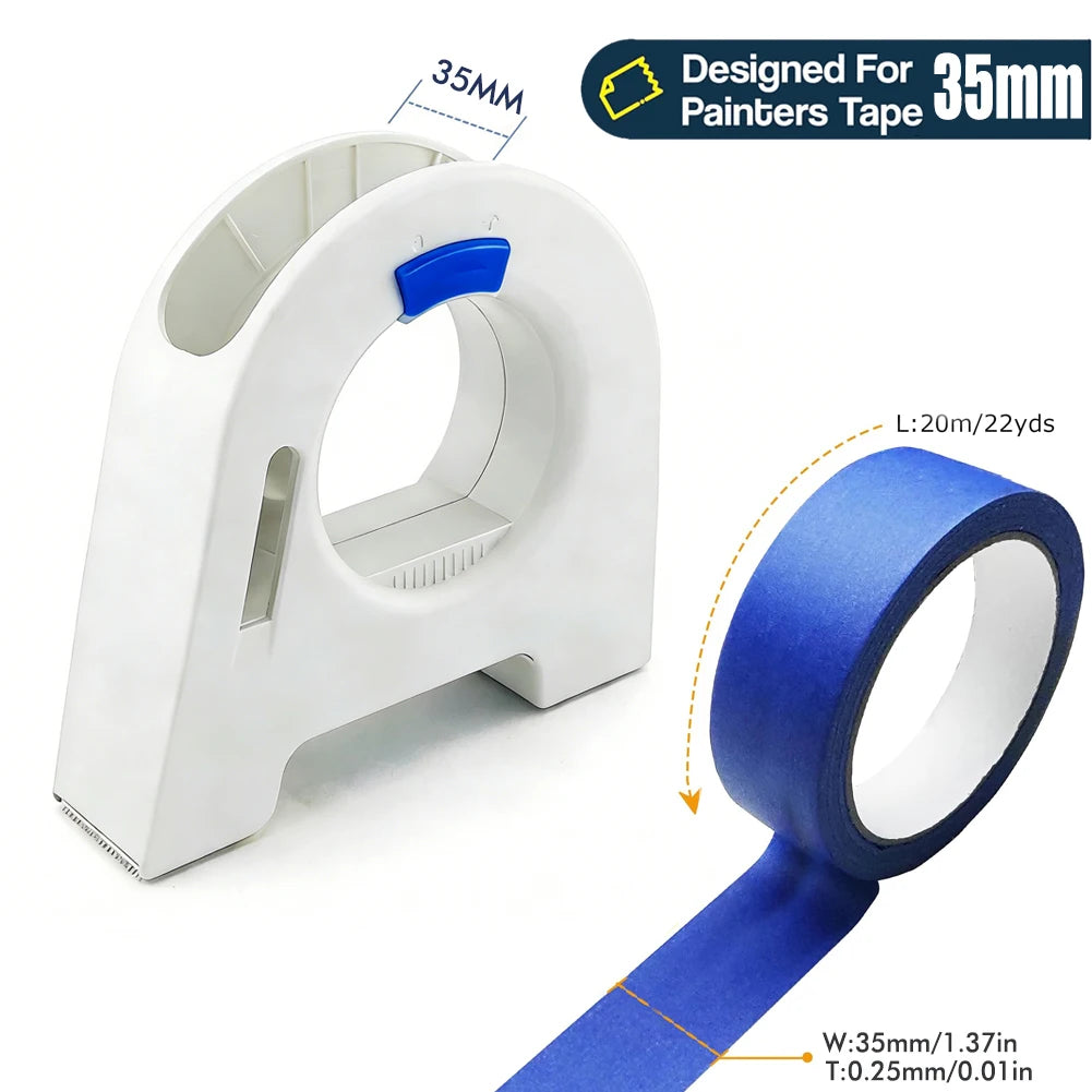 Painters Tape Applicator Windows Door Frame Trim Masking Tape Dispenser for Construction Site Grout Sealing Home Renovation Tool