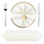 12PCS Wedding Red Satin Napkin 30x30cm Wholesale Soft Table Napkins for New Year Christmas Decoration Party Dinner Table Decor