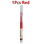 1-20Pcs Needle Type Gel Ink Pens Black/Blue/Red 0.5mm Liquid Ballpoint Pen Students Stationery School Office Writing Tool