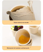 5/10/20/50pcs 5OZ Ice Cream Cup Environmentally Friendly Degradable Disposable Celebrity Dessert Pulp Light Food Paper Bowl