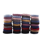 20Pcs Women Girls Simple Basic Elastic Hair Bands Ties Scrunchie Ponytail Holder Rubber Bands Fashion Headband Hair Accessories