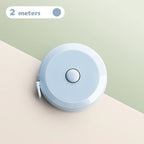 2M Soft Retractable Tape Measure Self-Lock Flexible Ruler for Tailor Sewing Body