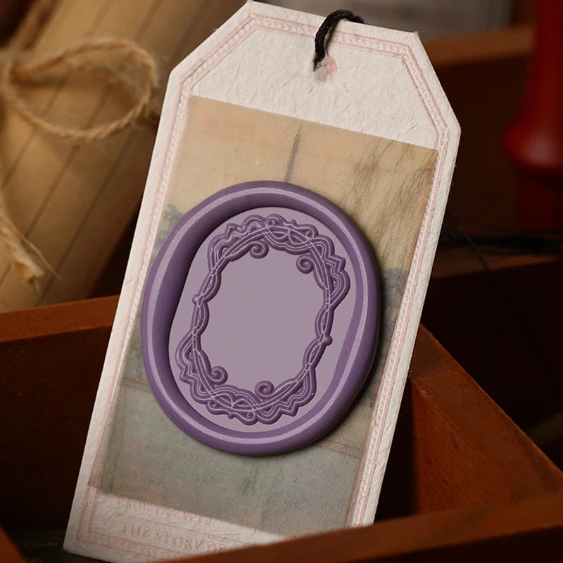 Fire Paint Seal Wax Stamp Heads Photo Frame Series Sealing Wax Stamp Head For DIY Scrapbooking Envelope Wedding Party Invitation