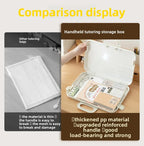 Test Paper Storage Bag Handbag Accordion File A4 Folder Large Capacity Test Paper File Homework Archive for High School Students