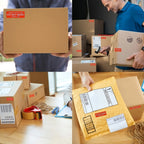 1 Roll, 250 Labels,1 Inch Handle with Care Fragile Do Not Bend Thank You Warning Packing Shipping Label Stickers Permanent