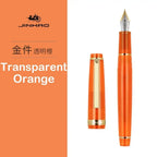 Jinhao 82 Fountain Pen Transparency Plastic Spin Pen Popular EF F M NIB Business Office School Supplies Writing Stationery