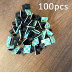 50pcs 100pcs Stickable Clips Double-sided Tape Adhesive Cable Wire Clips Management Wire Cable Holder Clamps Cable Tie Holder