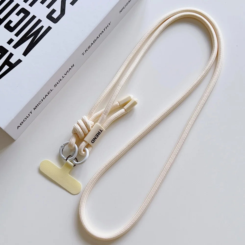 Candy Color Colorful Adjustable Long Lanyard for Mobile Cell Phone Crossbody Anti-Lost Strap Hanging Rope Universal Necklace