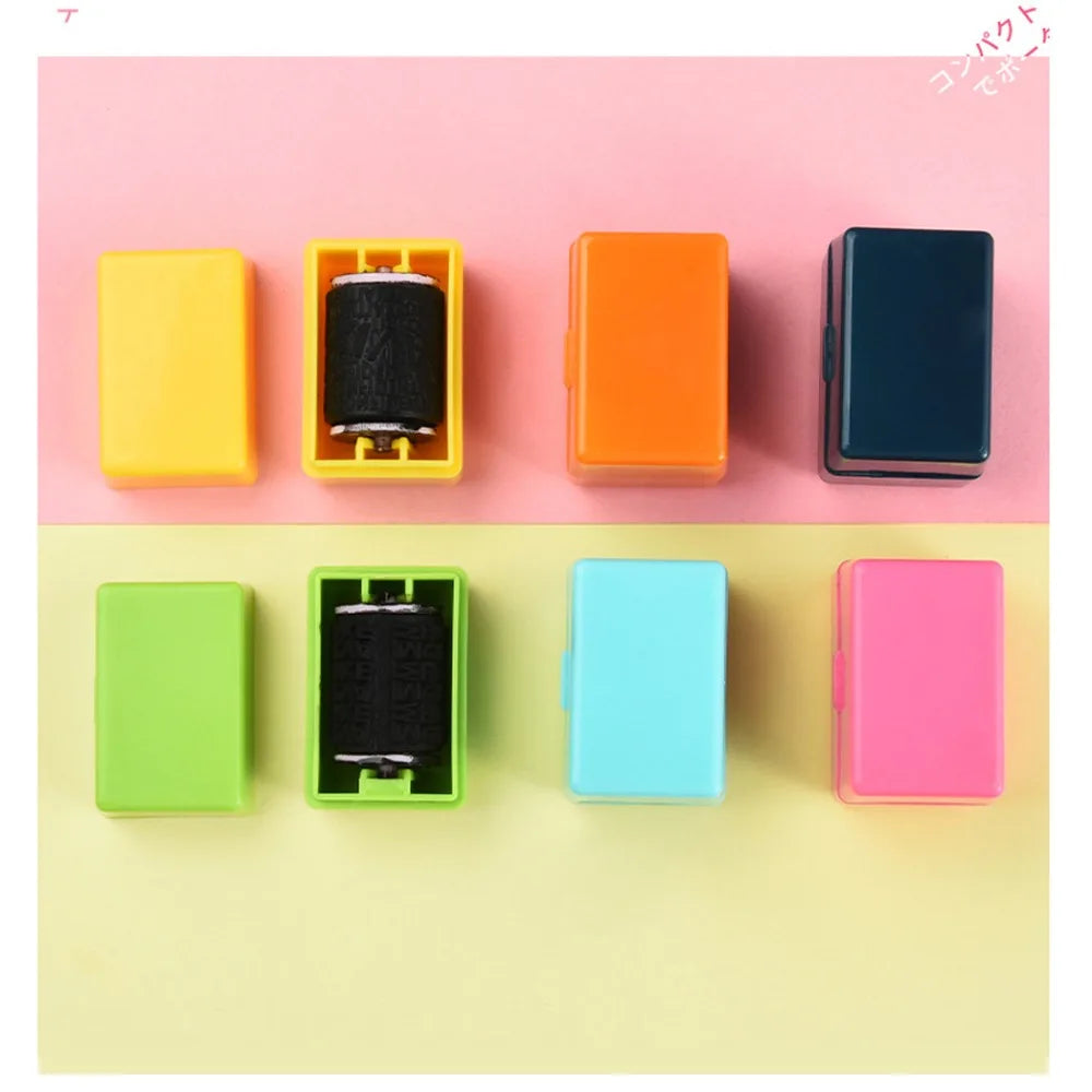 ABS Privacy Smear Confidentiality Stamp Confidentiality Theft Protection Roller Privacy Seal Privacy Stamp Cute