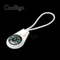 10Pcs Colorful Survival Keychain Zipper Pull Mini Compass for Outdoor Backpack Camping Hiking Pocket Navigator Adventure Tool