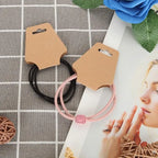 50Pcs Blank Necklace Bracelet Display Foldable Adhesive Price Tag Holder Cards Packaging For Jewelry Small Businesses Supplies