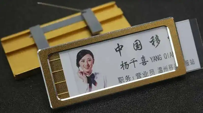 Name Badge Wholesaler Brooch Magnets Metal  Fastener Brooch Holder Card Name Tag