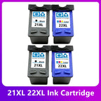21 22 XL Compatible Ink Cartridge Replacement for HP 21XL 22XL HP21 Deskjet F2180 F2280 F4180 F2200 F380 380 Printer