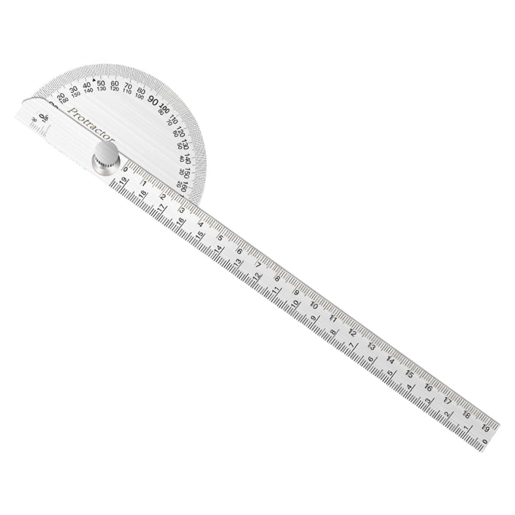 Thickened Stainless Steel Angle Gauge Measuring Angle Protractor Large Carpenter's Protractor Angle Gauge Angle Gauge