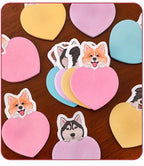 30sheets Cute Dog Post Cartoon Sticky N Times Sticky  School Stationery Small Gifts Memo Puppy Decorative Sticky Notes Paper