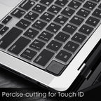 Keyboard Cover for 2022-2024 M4 M3/M2/M1Chip Pro 14"/16" A3401/A2992/A2779/A2991/A3403 MacBook Air 15.3"/13.6" A3113/A3114/A2941