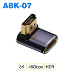 NNBILI HDMI2.1 48Gbps 8K@60Hz 4K@120Hz Ultra High-Speed Adapter Mini/Micro HDMI to HDMI Converter for PS5 X/S PC HDTV Projector